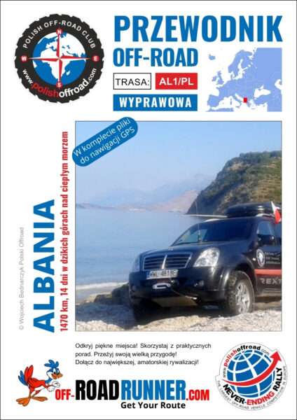 Przewodnik Albania Off-Road AL1/PL